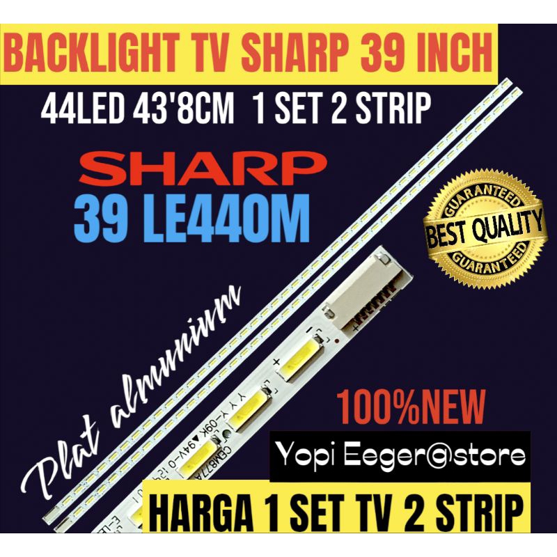 Jual BACKLIGHT TV LCD LED SHARP 39 INCH 39LE440M BACKLIGHT TV 39 INCH