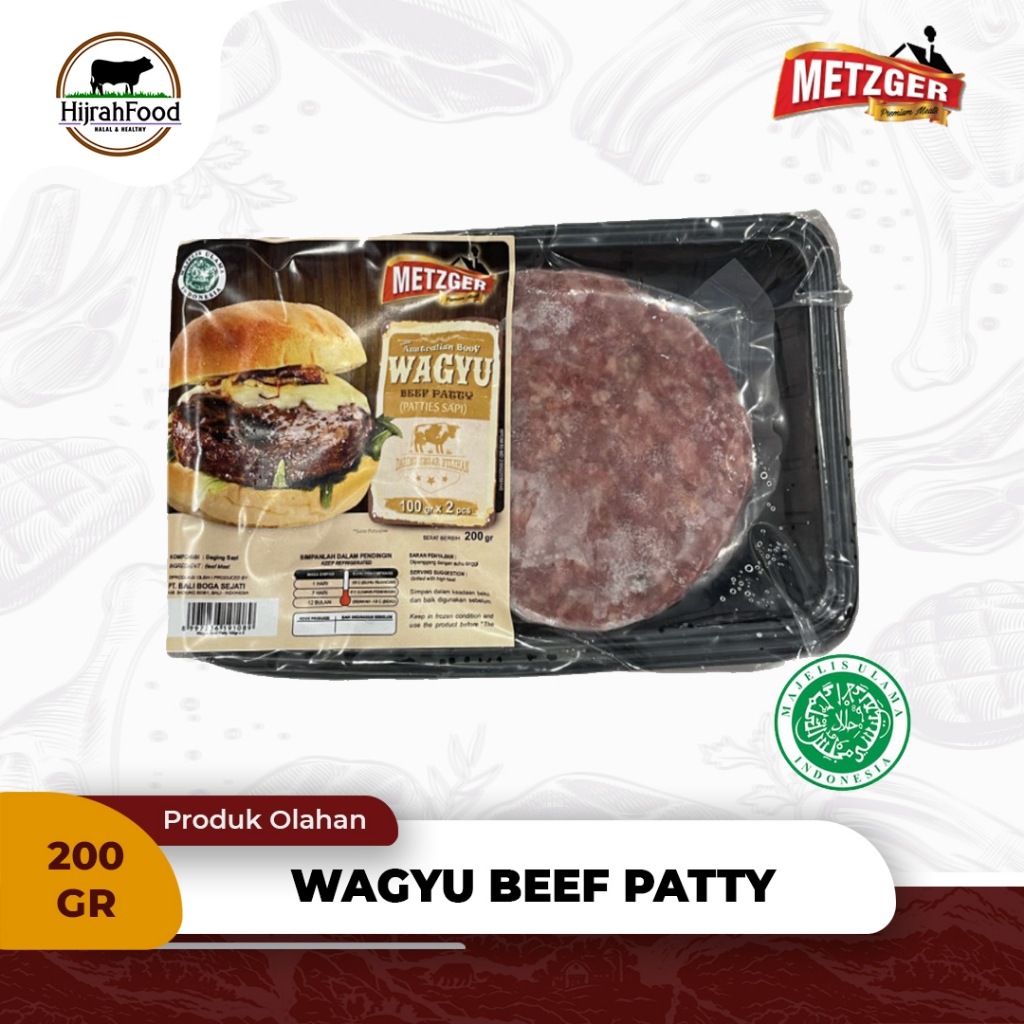 Jual Metzger Wagyu Beef Patty Australian Beef Patties Sapi Premium 150