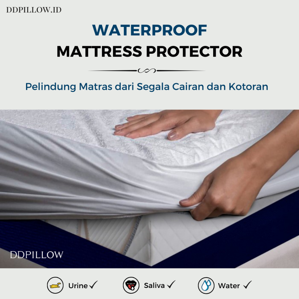 Jual Waterproof Mattress Protector Ddpillow Pelindung Kasur Anti Air