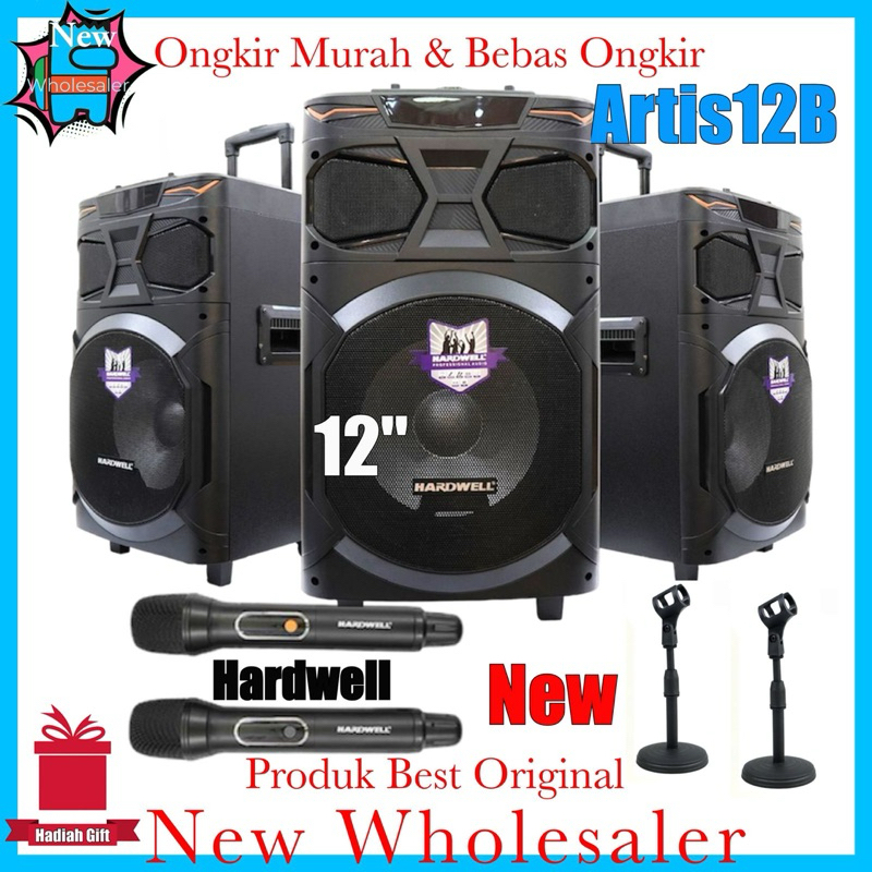 Jual Speaker Hardwell Portable Inch New Artist B Original Resmi