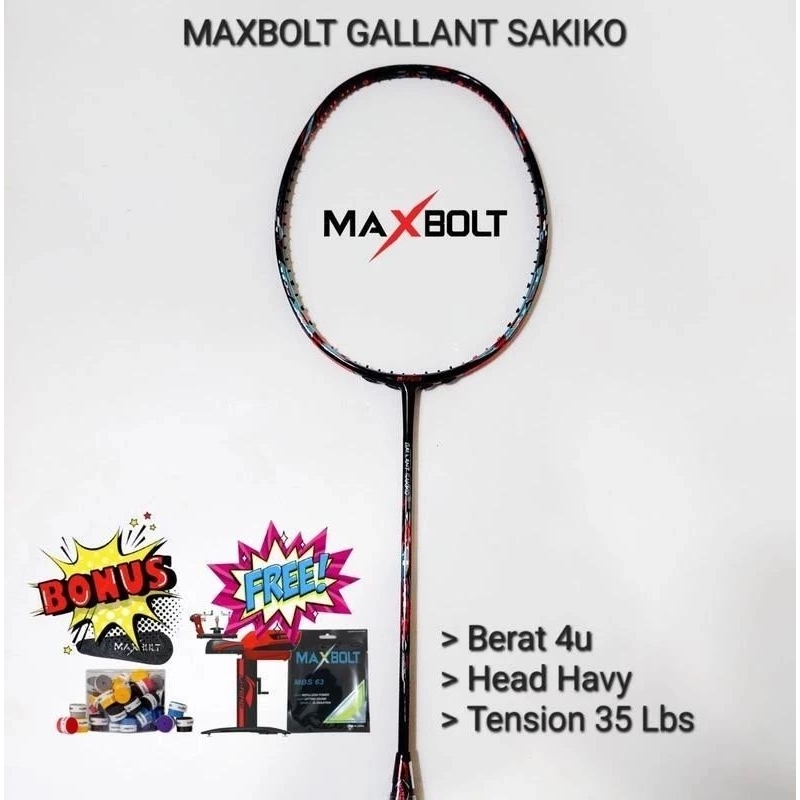 Jual Raket Maxbolt Gallant Sakiko Original Shopee Indonesia