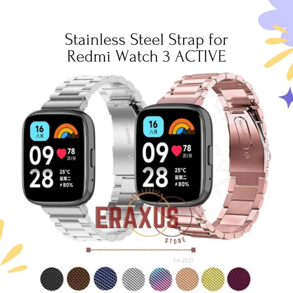 Jual Eraxus Strap Stainless Redmi Watch 5 Active 5 Lite Redmi Watch 3