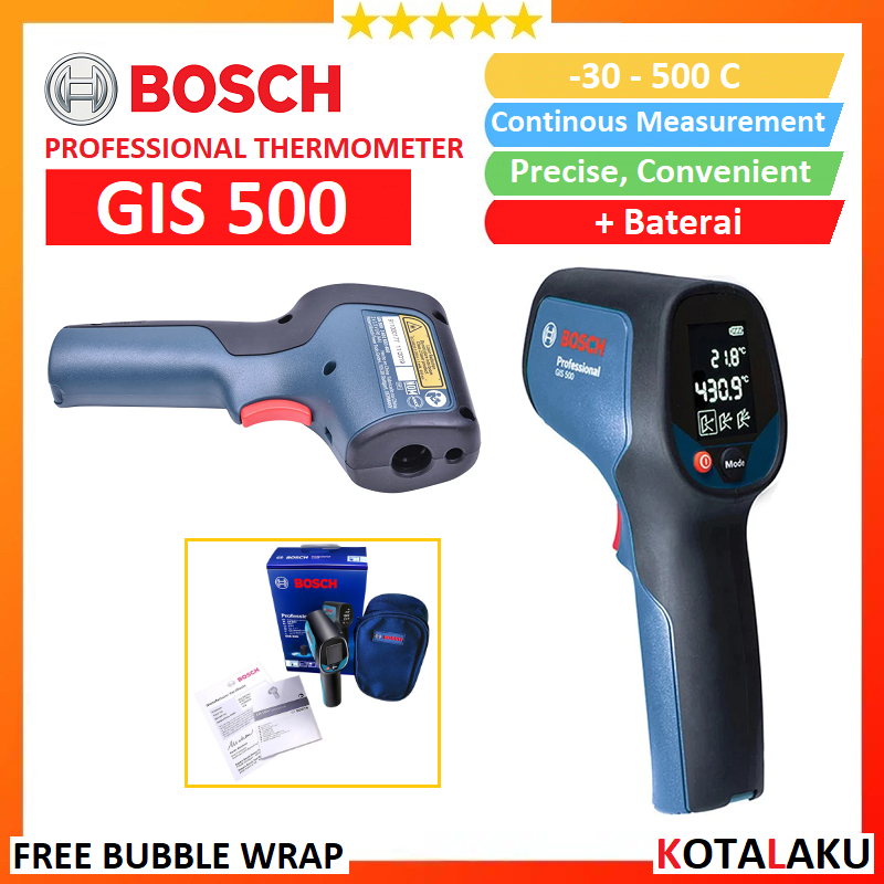 Jual Bosch Digital Industrial Thermometer Gun Infrared Thermogun