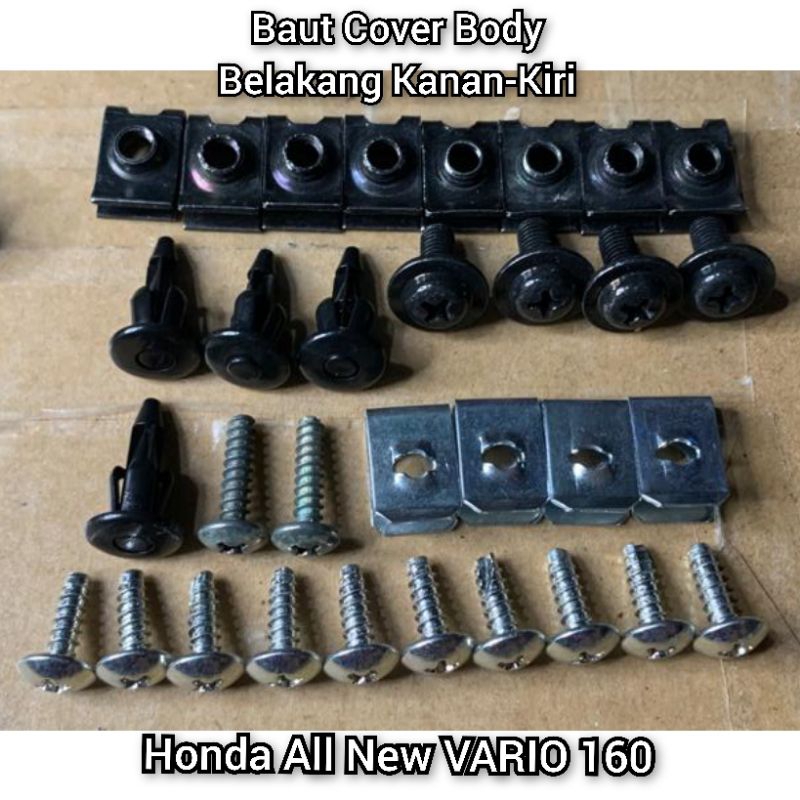 Jual Baut Lengkap Full Set Body Honda All New Vario Baut Lengkap