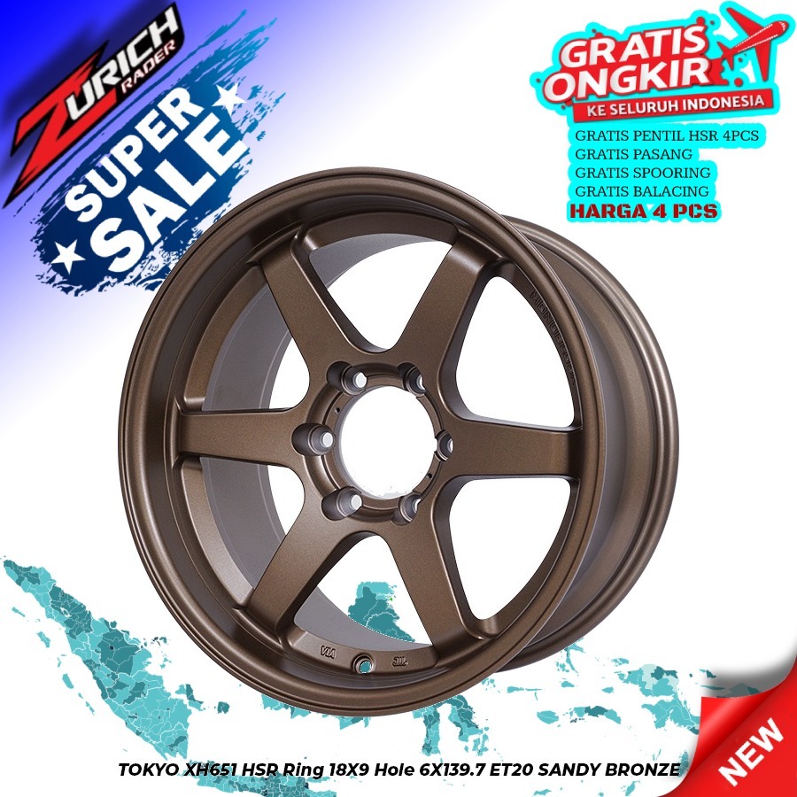 Jual VELG TRITON PAJERO HILUX FORTUNER DMAX RANGER STRADA HSR