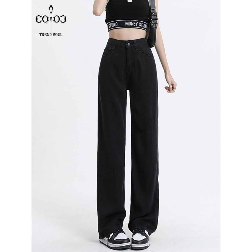 Jual Coco Trend Soul Jeans Hitam Highwaist Kuolt Celana Jeans Wanita