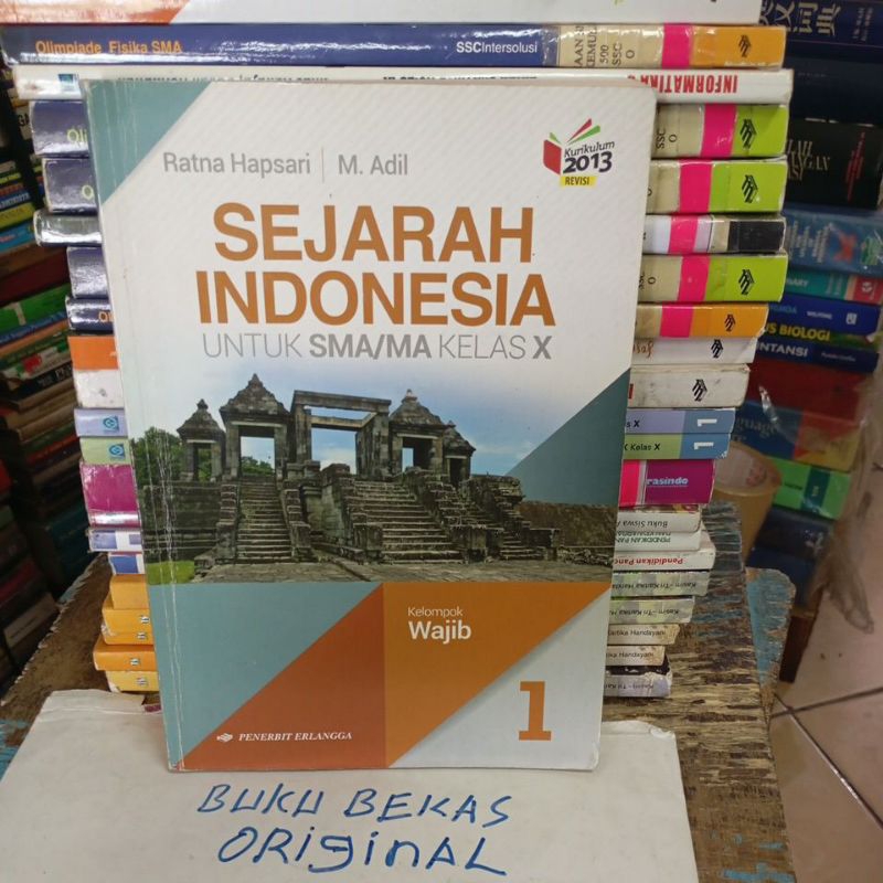 Jual Sejarah Indonesia Untuk SMA Kelas 10 Wajib Bekas Original Shopee