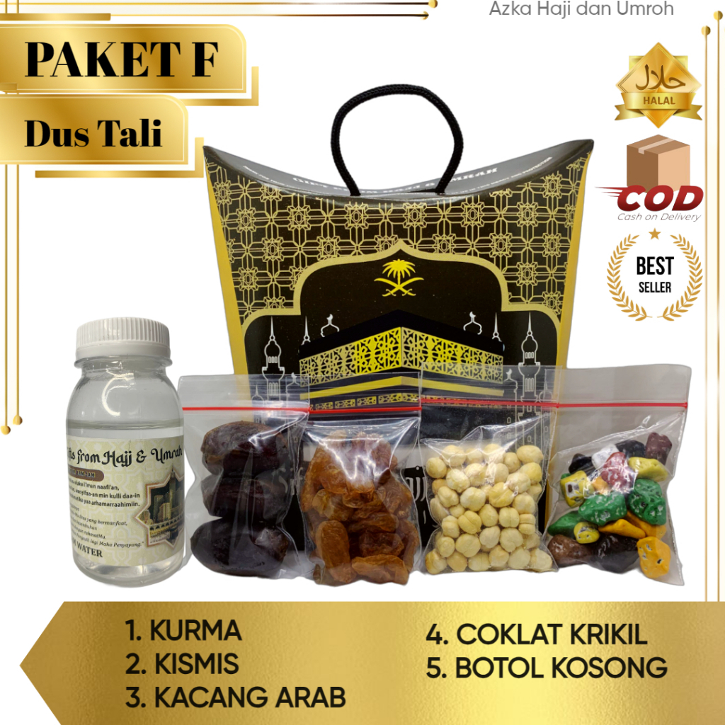 Jual Paket F Oleh Oleh Haji Dan Umroh Dus Tali Dus Kotak Tanpa Air