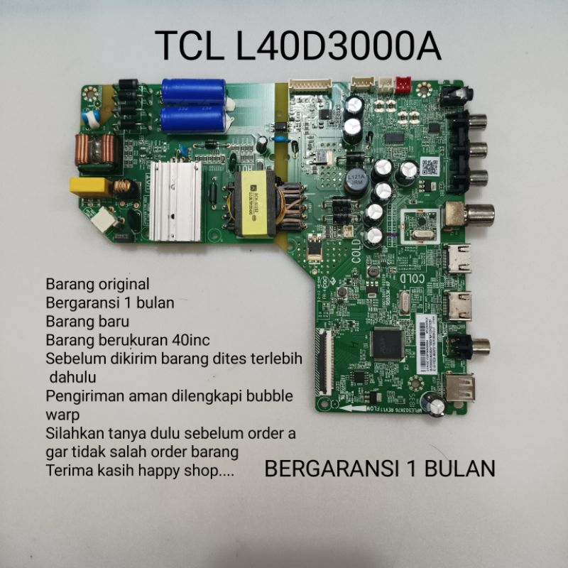 Jual Mainboard Tv Tcl L D A Mb Mobo Modul Motherboard Mesin