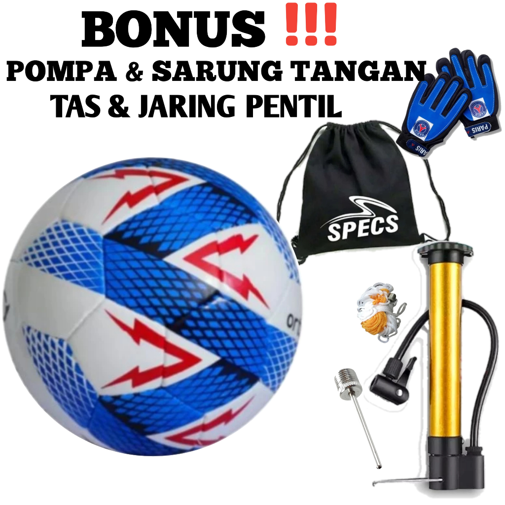 Jual Bola Sepak Size Bonus Pompa Jaring Pentil Shopee Indonesia