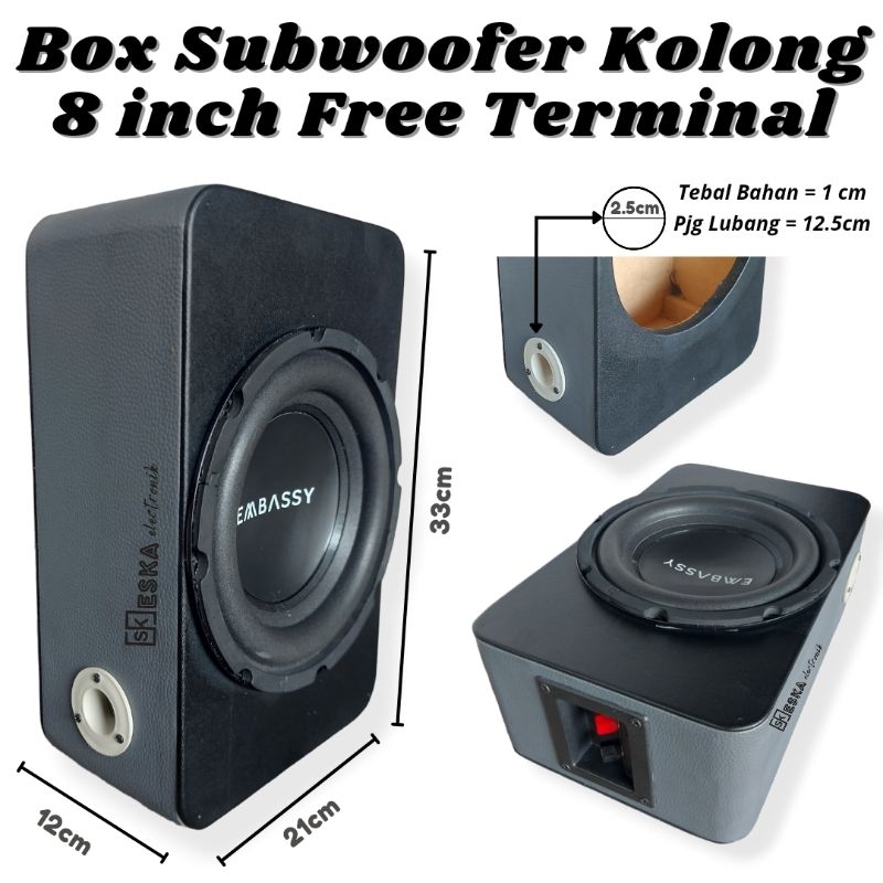 Jual Subwoofer Kolong Inch Embassy Free Terminal Speaker Produksi