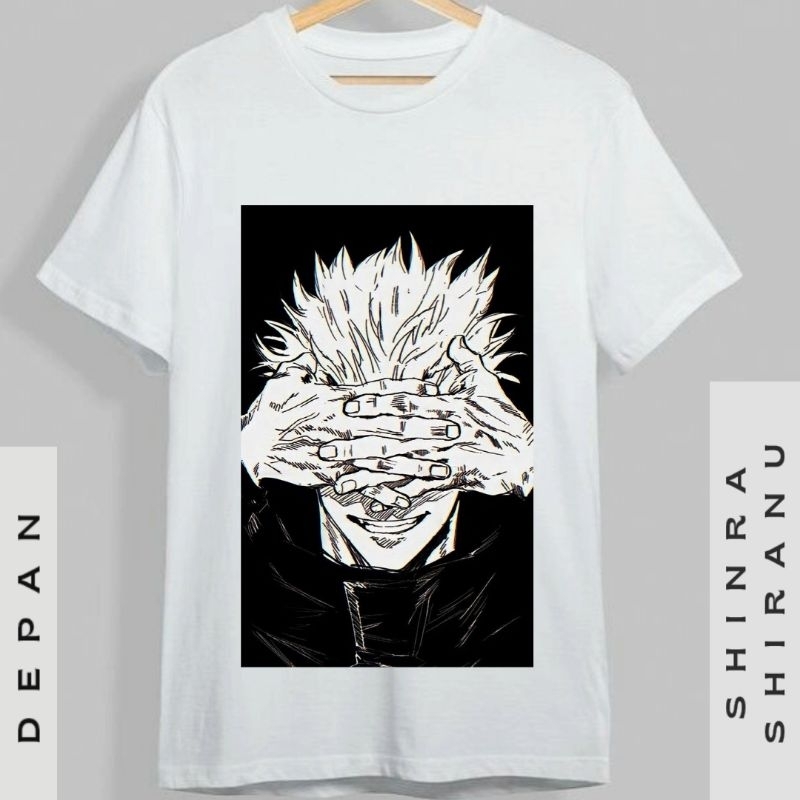 Jual Kaos Anime Jujutsu Kaisen Gojo Satoru Jjk Shinra Shiranu Store