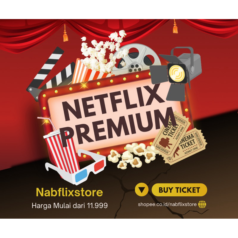 Jual NETFLIX PRIVATEEE 1 Bulan PREMIUMME UHD 4K TANPA VPN PUAS ANTI