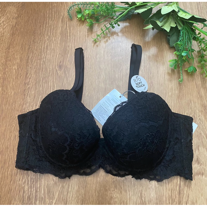 Jual PIERRE CARDIN BRA SIZE 32B B70 BH BERKAWAT BUSA TIPIS WARNA HITAM