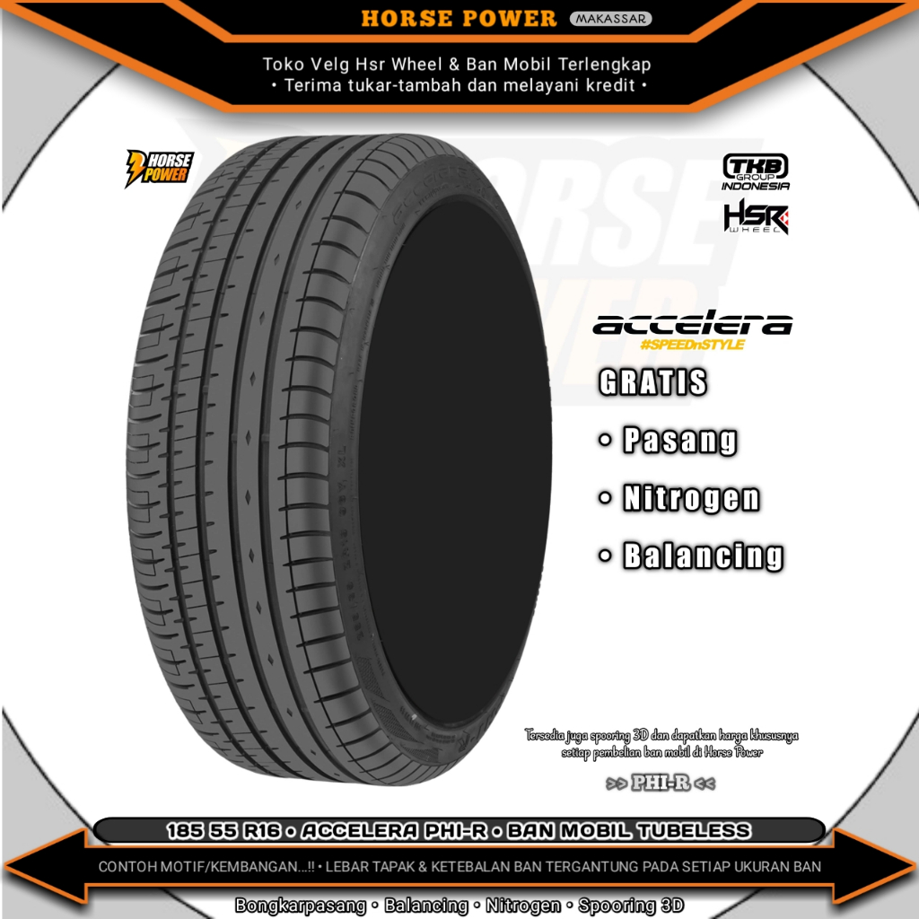 Jual R Accelera Phi R Ban Mobil Tubeless Shopee Indonesia