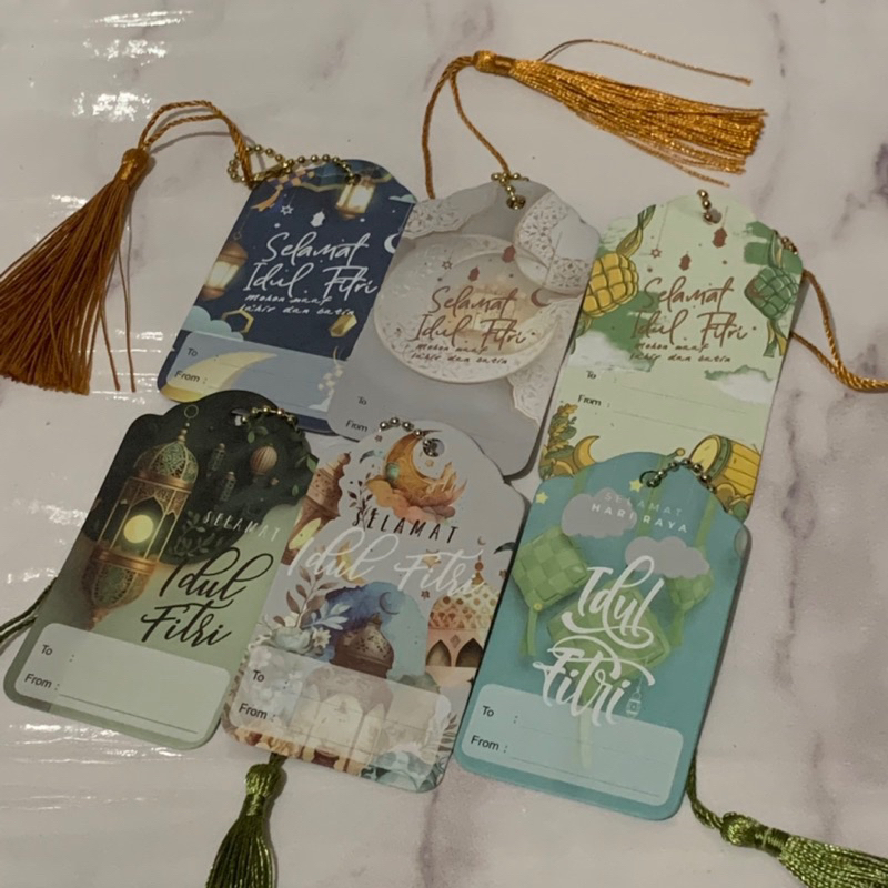 Jual Hangtag Idul Fitri Kartu Ucapan Lebaran Idul Fitri Hangtag Lebaran