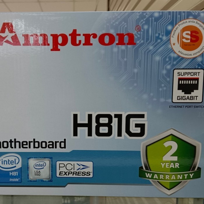 Jual Motherboard Amptron H81 Nvme LGA 1150 Shopee Indonesia