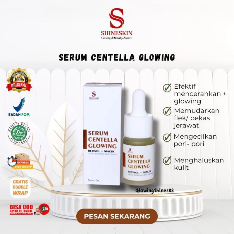 Jual Serum Shineskin Centella Glowing Serum Penghilang Flek Hitam