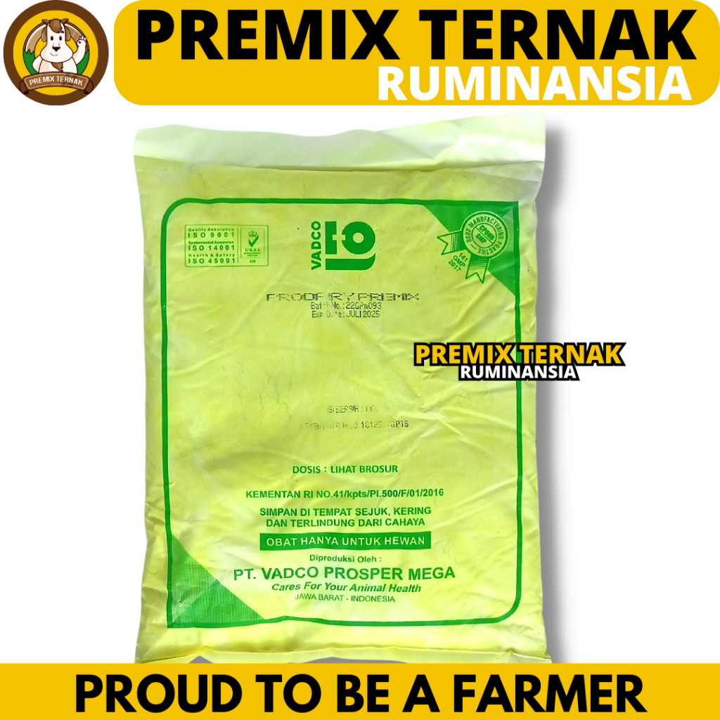 Jual Prodairy Premix Kg Vadco Premix Mineral Multivitamin Untuk