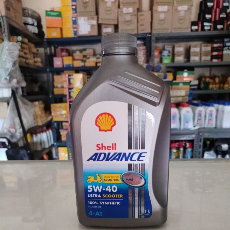 Jual Shell ADVANCE ULTRA SCOOTER 1L 5W 40 Oli 100 SYNTHETIC OLI