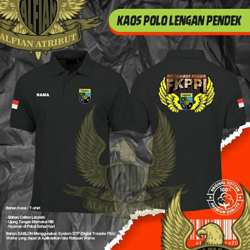 Jual Kaos Kerah Polo GM FKPPI NEW MODEL Kaos Polo GENERASI MUDA FKPPI