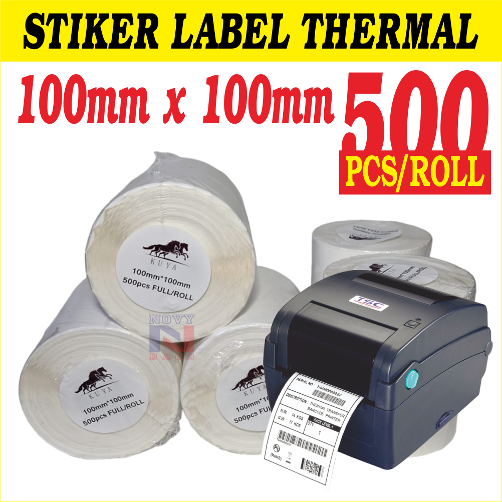 Jual Stiker Thermal Stiker Label Barcode Resi X Mm Isi