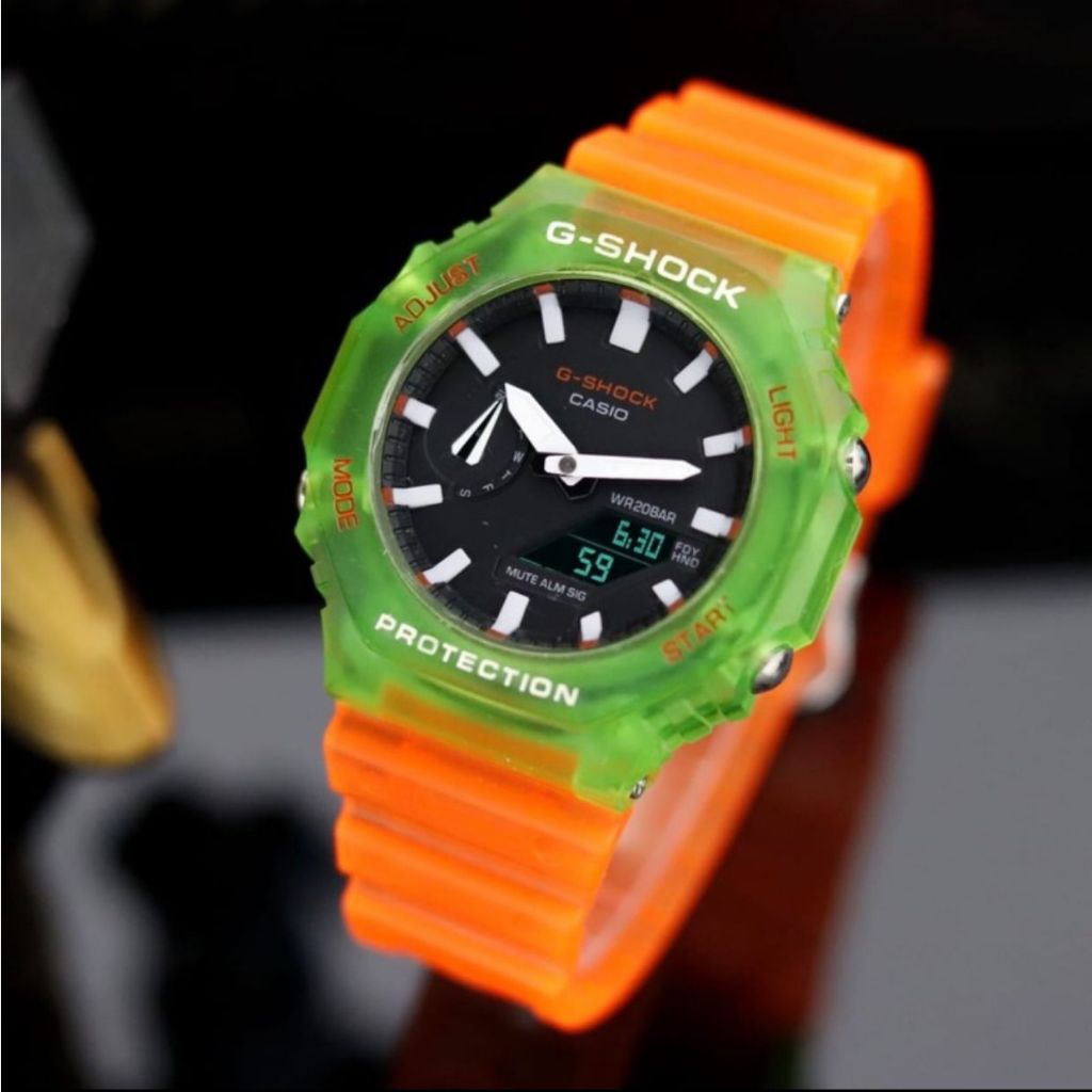 Jual Jam Tangan Pria G Shock Casio Ga Digital Dual Time Sporty