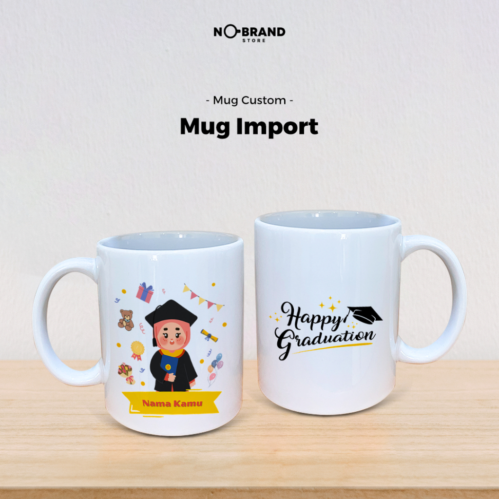 Jual Mug Custom Souvenir Gelas Mug Custom Standar Murah Cepat Shopee