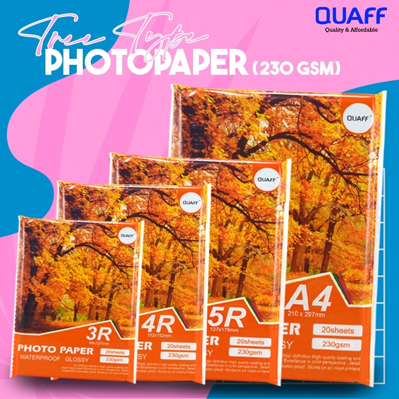 Jual Glossy Kertas Foto Tanpa Cetakan Belakang Ukuran A Gsm