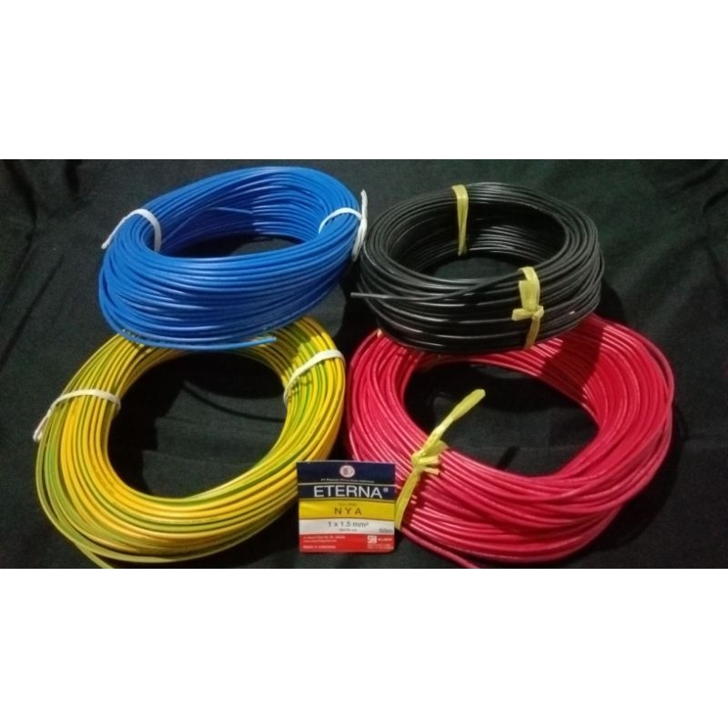 Jual Kabel Listrik Eterna Nya Ecer Engkel Kawat Tunggal Sni