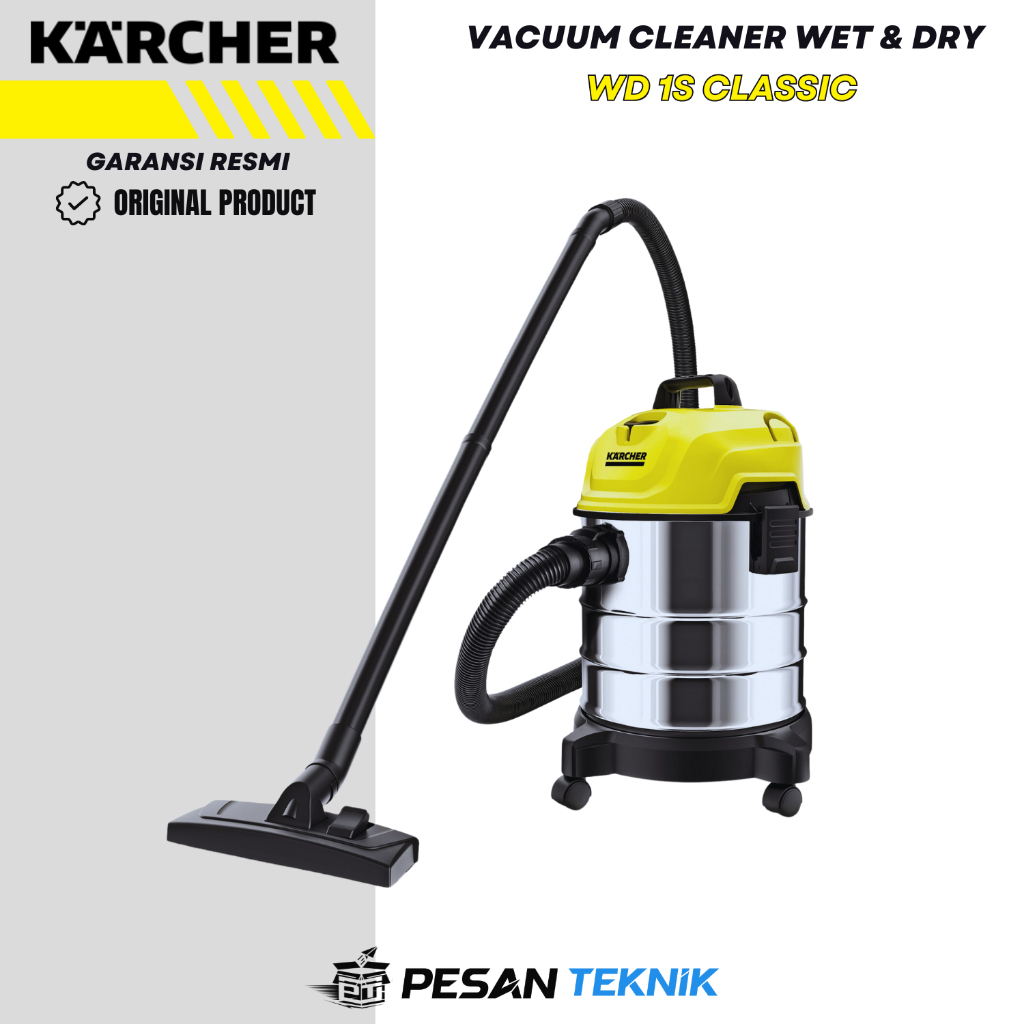 Jual Karcher Wd S Classic Watt Vacuum Cleaner Wet Dry Shopee