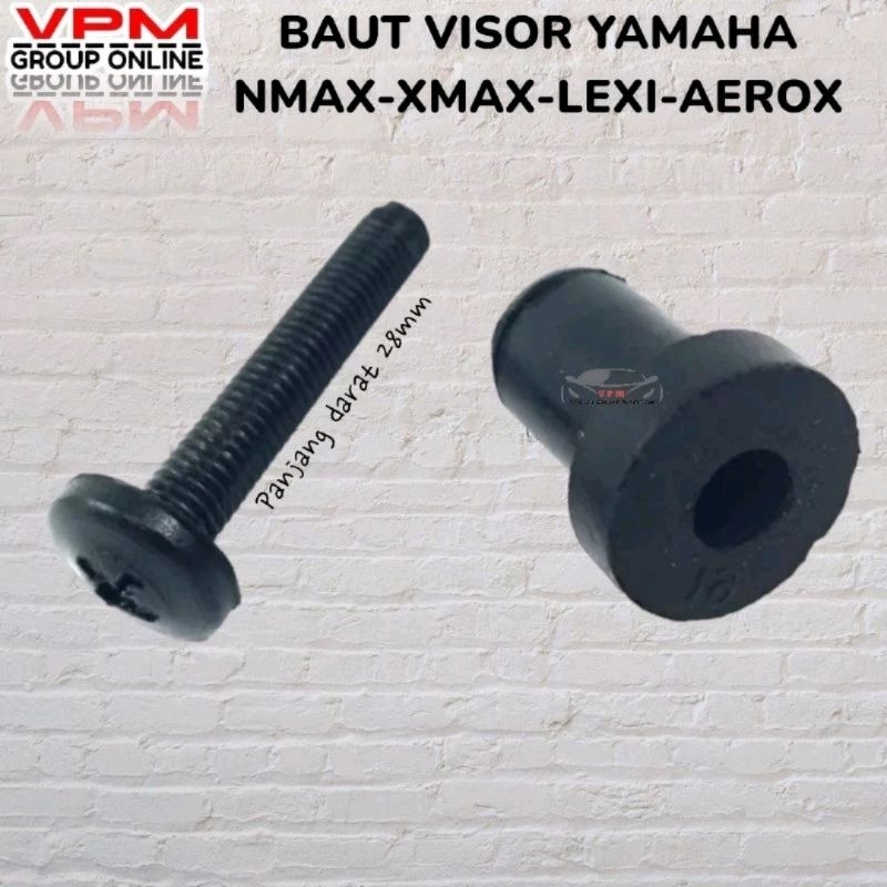 Jual Karet Baut Mur Visor Yamaha Nmax Aerox Lexy Xmax Plastik Mm Tebal