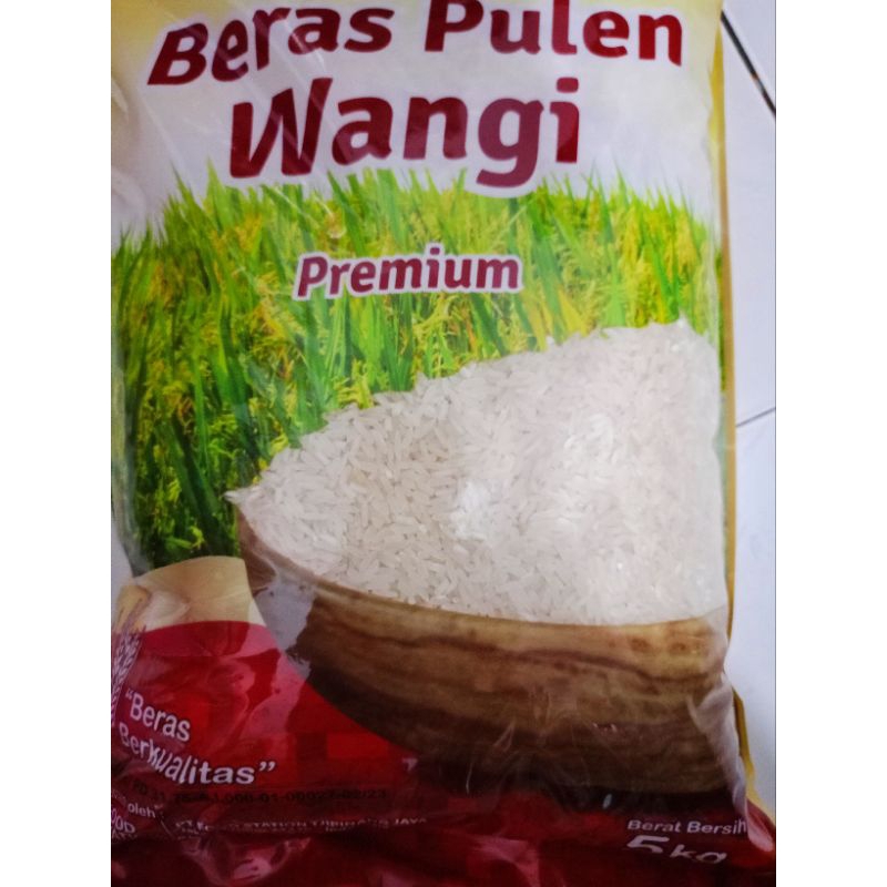 Jual Beras Pulen Wangi Premium 5kg Shopee Indonesia