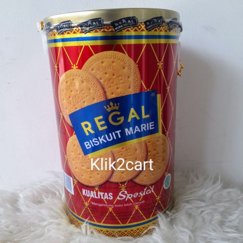 Jual Regal Biskuit Marie Kaleng Kg Kue Marie Gr Regal Shopee