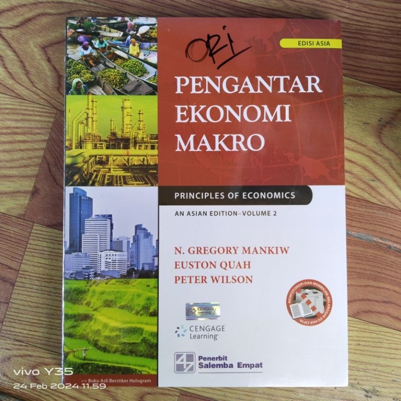 Jual Buku Pengantar Ekonomi Makro Edisi Asia Original Volume