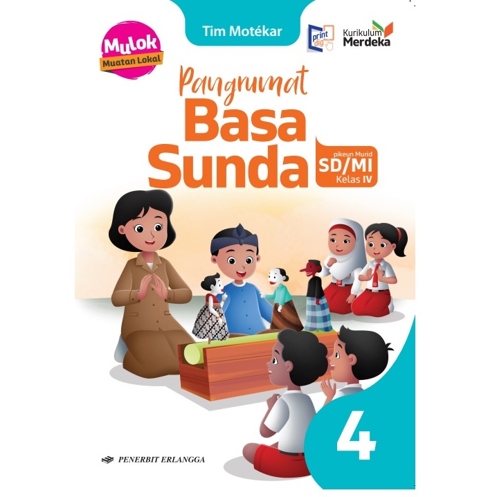 Jual Buku Pangrumat Basa Sunda Kelas 4 SD Kurikulum Merdeka Penerbit