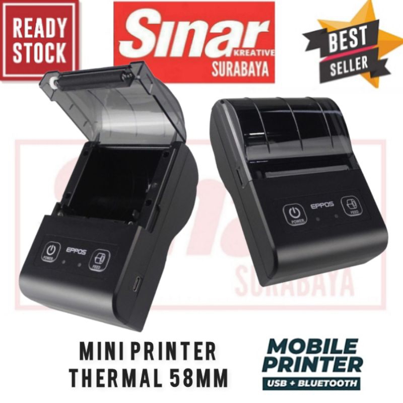 Jual Printer Mini Bluetooth Mm Cetak Struk Kasir Dan Resi