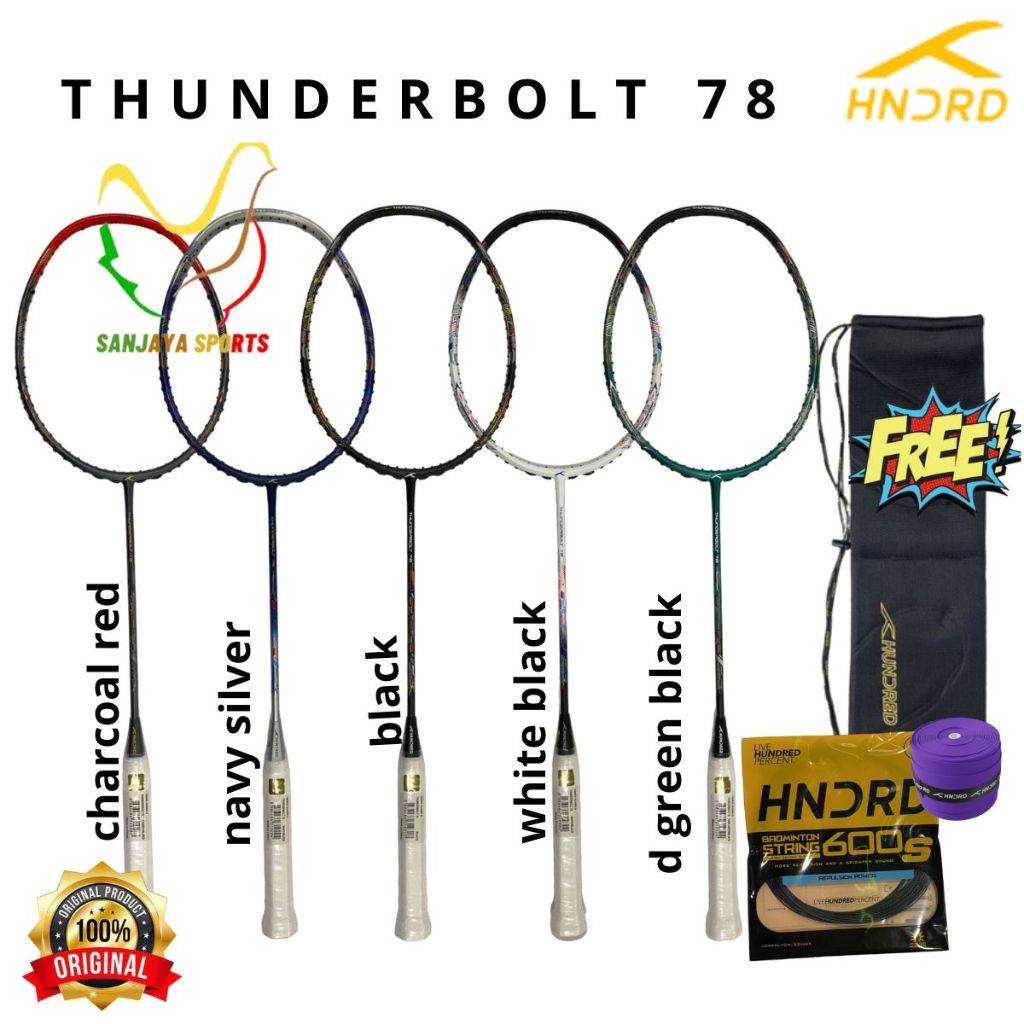 Jual Raket Hundred Badminton Bulutangkis Hndrd Thunderbolt Thunder