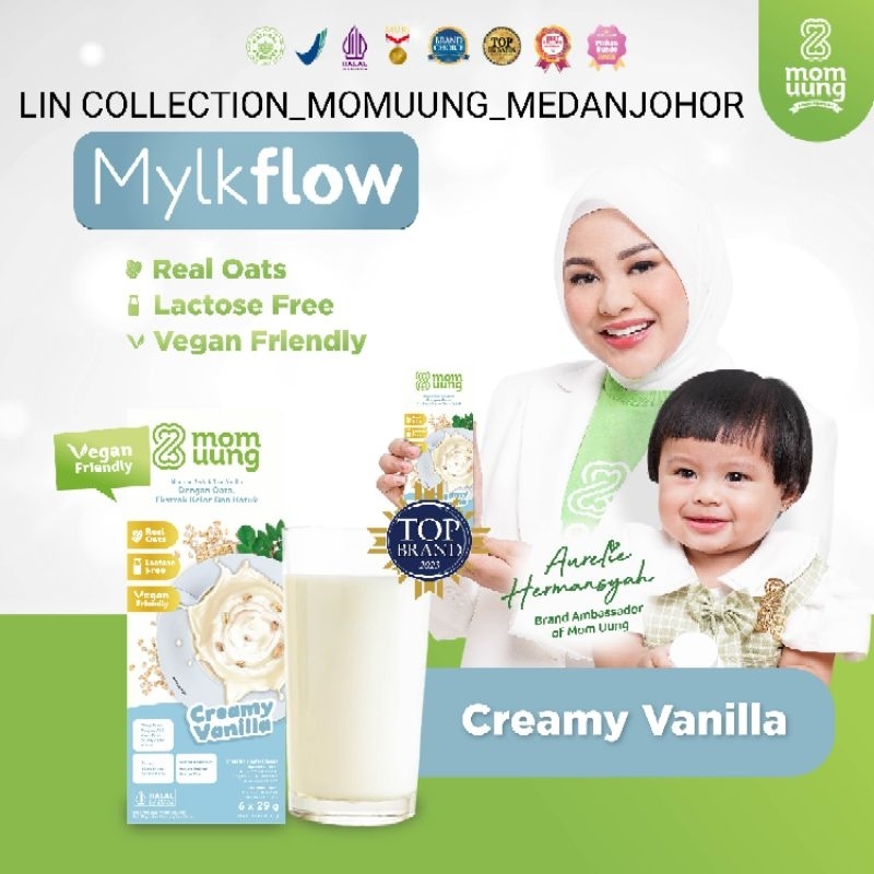 Jual Mom Uung Mylkflow Susu Pelancar Asi Rasa Creamy Vanilla Halal