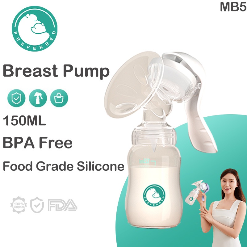 Jual Preferred Pompa Asi Manual Ml Breast Pump Pumping Asi Manual