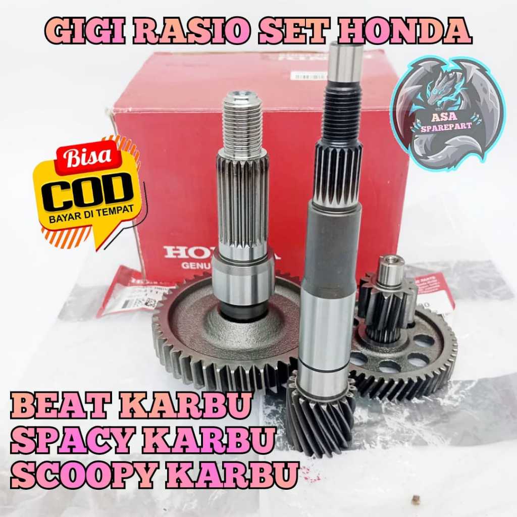 Jual Gigi Rasio Set Kvy Asli Original Honda Beat Karbu Scoopy