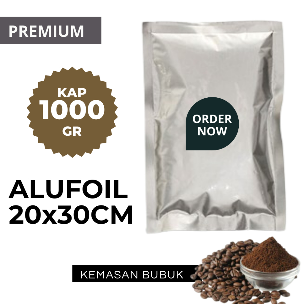 Jual PLASTIK ALUMUNIUM FOIL PLUS SABLON PLASTIK FOIL KEMASAN