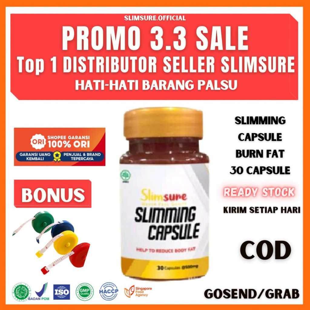 Jual SLIMSURE BURN FAT Pelangsing Penurun Berat Badan Detox