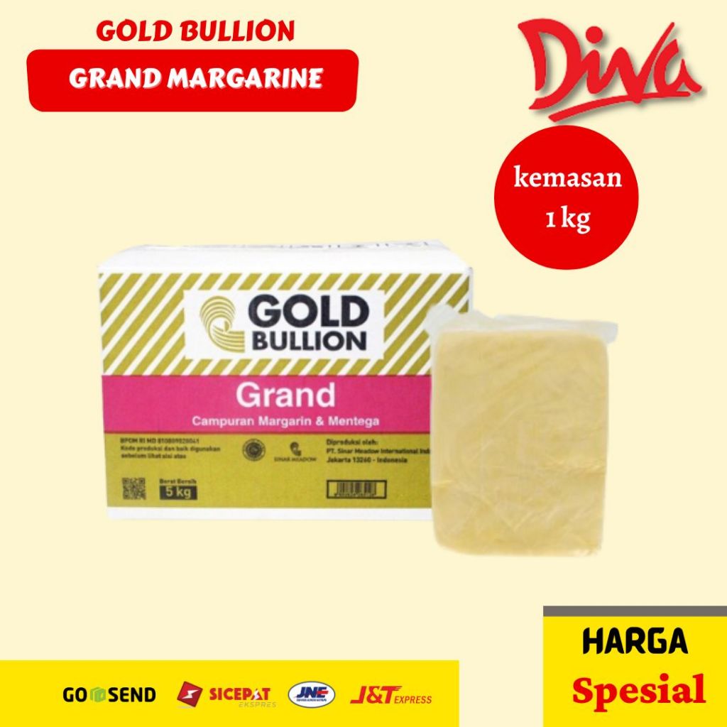 Jual Gold Bullion Margarine Grand Kg Grand Margarin Shopee Indonesia