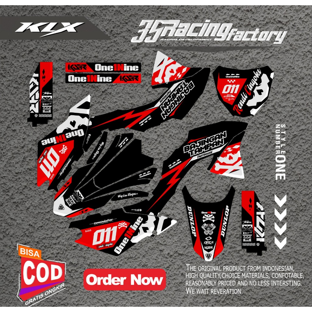 Jual Decal Klx Bf Dtracker Full Body Desain Custom Cek Katalog Kami