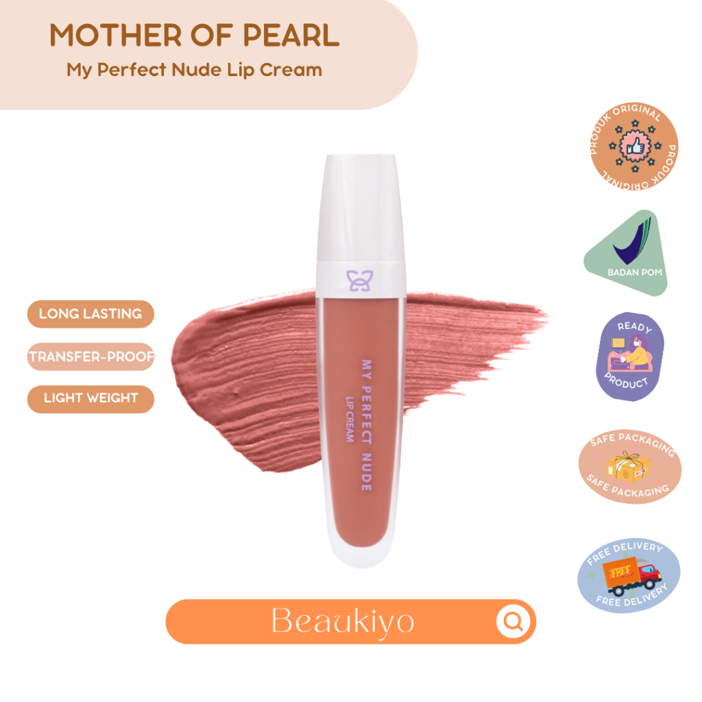 Jual Mother Of Pearl My Perfect Nude Lip Cream Shopee Indonesia