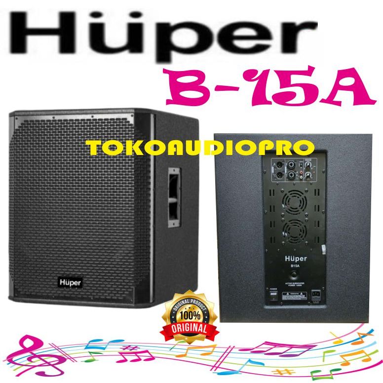 Jual Sub Huper B A Inch Aktif Subwoofer Huper B A Original