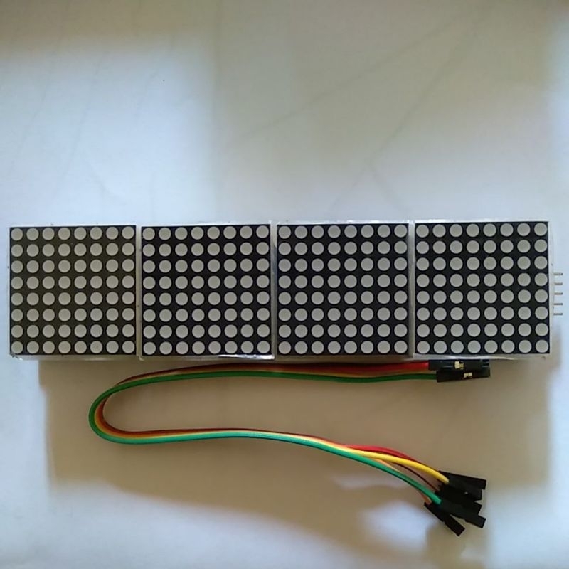 Jual MODUL LED DOT MATRIX MAX7219 RUNNING TEXT DISPLAY 1X4 Shopee