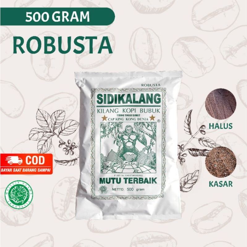 Jual Kopi Bubuk Robusta Gr Sidikalang Cap King Kong Dunia Oleh