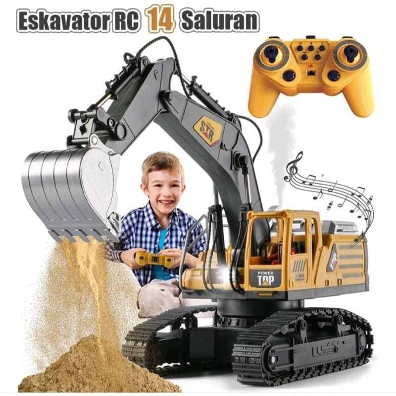 Jual Truck Remote Control Excavator Asap Besar Scala 1 14 Rc Truck